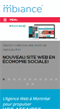 Mobile Screenshot of mbiance.com